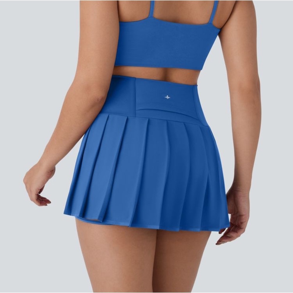 Halara Breezeful High Waisted Pleated Cut Out Skirt - Picture 6 of 7